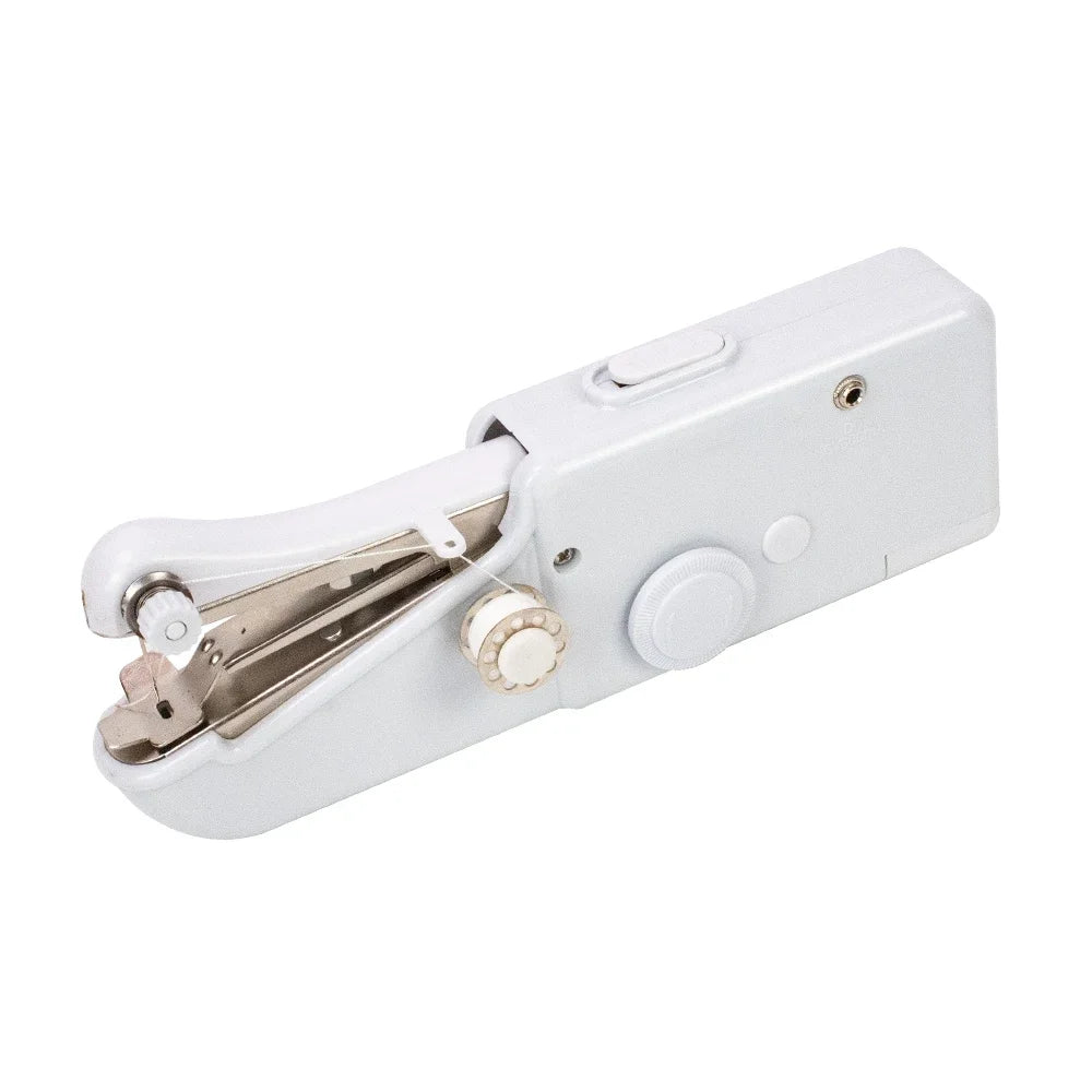 Portable Mini Sewing Machine Handheld Electric Sewing Machine with Bobbin for Needlework Handwork Home Travel Sewing Accessories