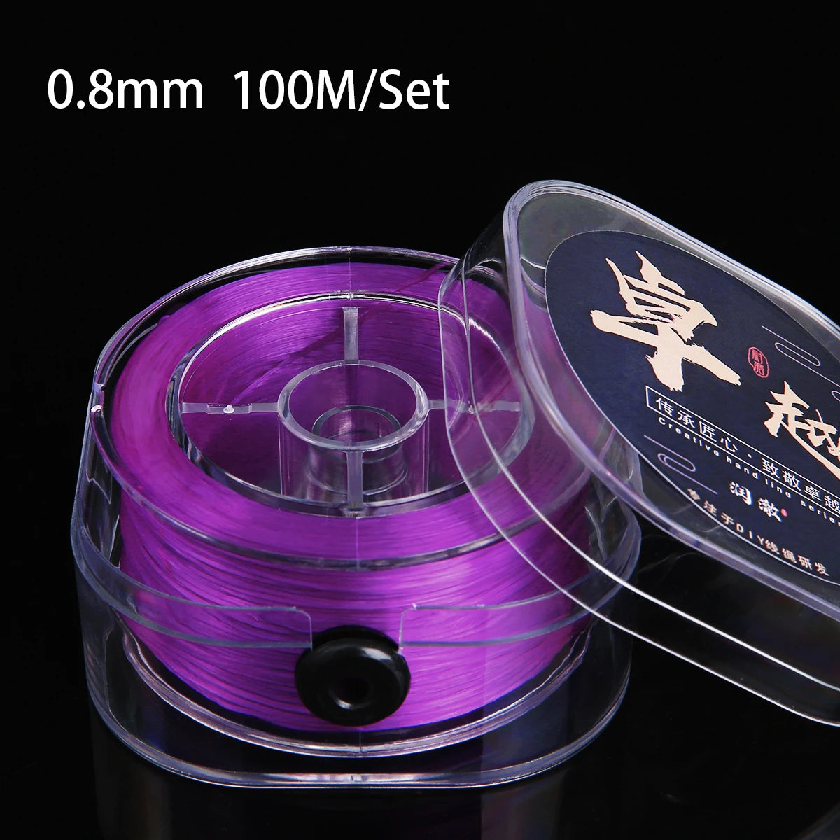 100M/Roll Strong Elastic Crystal Beading Cord 0.8mm for Bracelets Stretch Thread String Necklace DIY Jewelry Making Cords Line