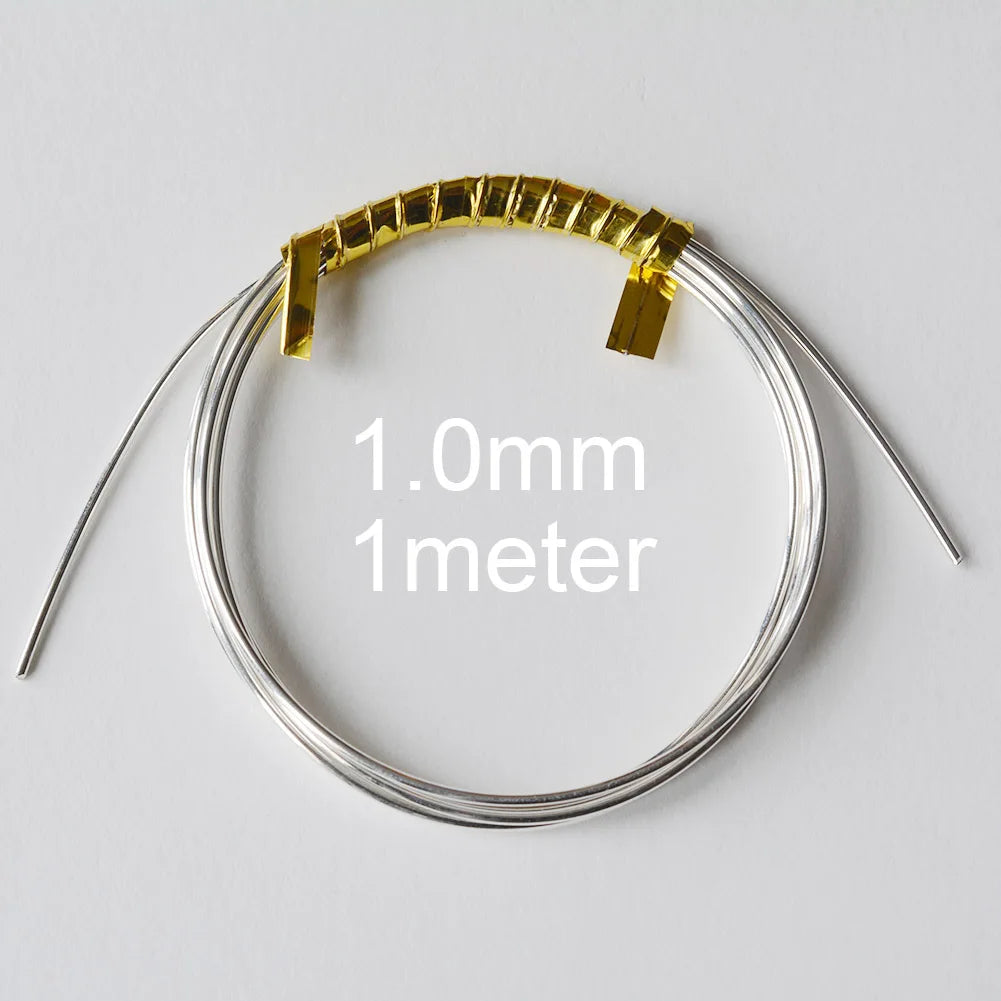Silver Wire For Jewelry Making , 925 Sterling Silver Round Craft Wire For Jewelry Making