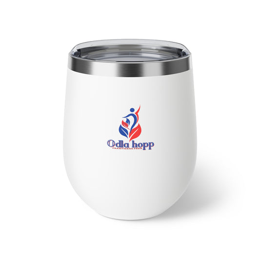 Insulated Travel Mug - Perfect for On-the-Go Drinks, Gifts for Her, Home and Outdoor Use, Unique Design, 12oz Copper Cup