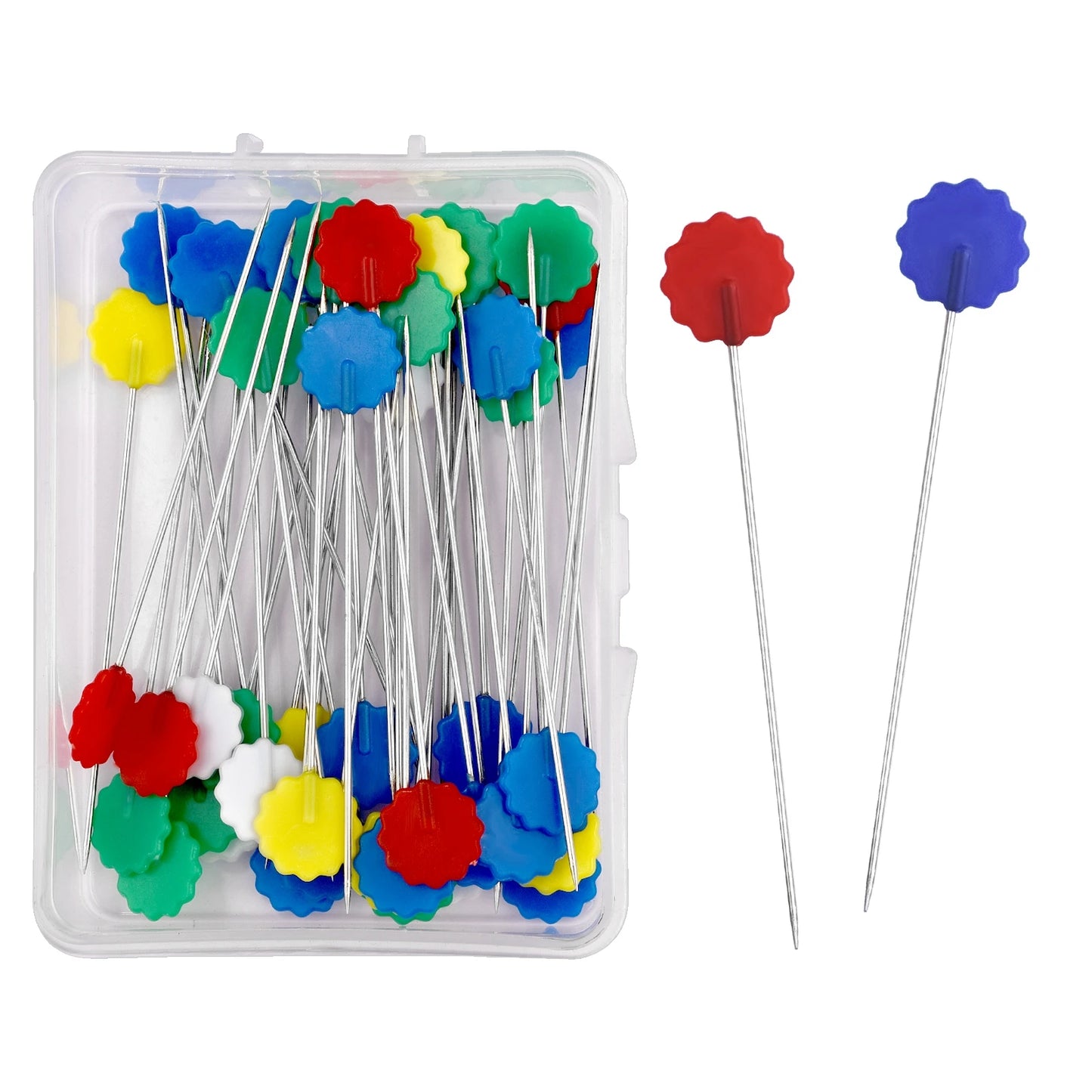 100/50Pcs Patchwork Pins Sewing Embroidery Quilting Tools Needle Fixed Metal Button Pins DIY Sewing Accessories Tools