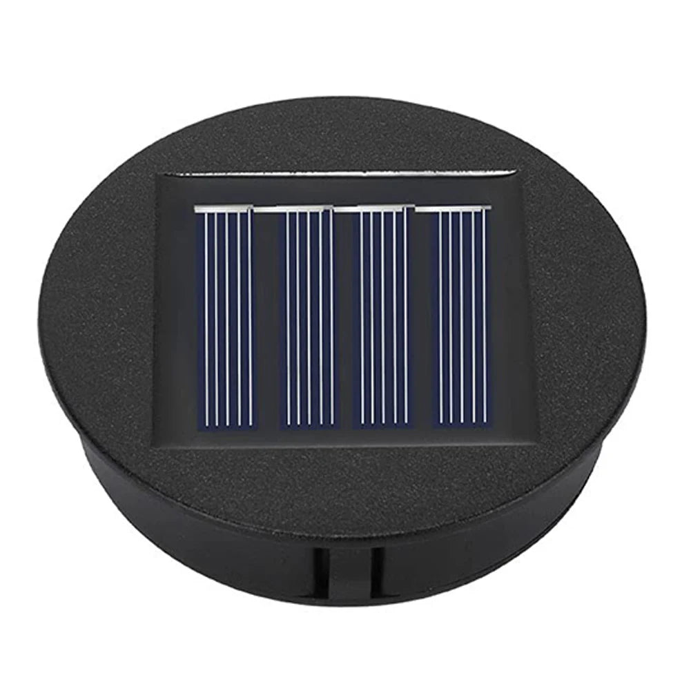 LED Solar Lights Replacement Tops Solar Panel Outdoor Hanging Lanterns Parts Waterproof Garden Pathway Lighting Accessories