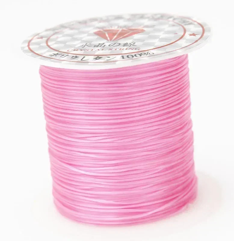 100M/Roll Strong Elastic Crystal Beading Cord 1mm for Bracelets Stretch Thread String Necklace DIY Jewelry Making Cords Line