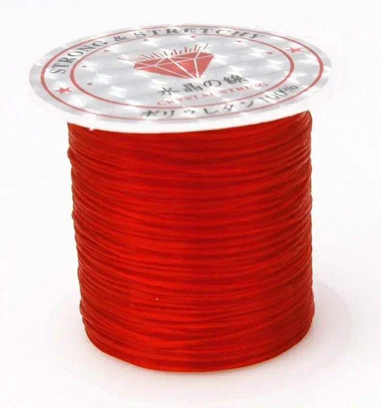 100M/Roll Strong Elastic Crystal Beading Cord 1mm for Bracelets Stretch Thread String Necklace DIY Jewelry Making Cords Line