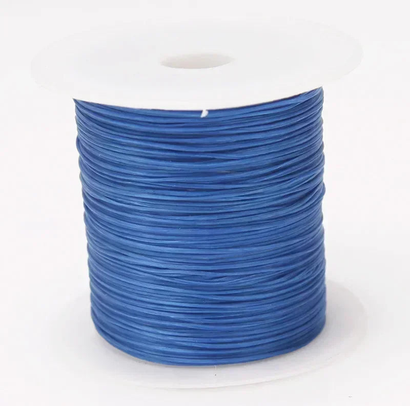 100M/Roll Strong Elastic Crystal Beading Cord 1mm for Bracelets Stretch Thread String Necklace DIY Jewelry Making Cords Line