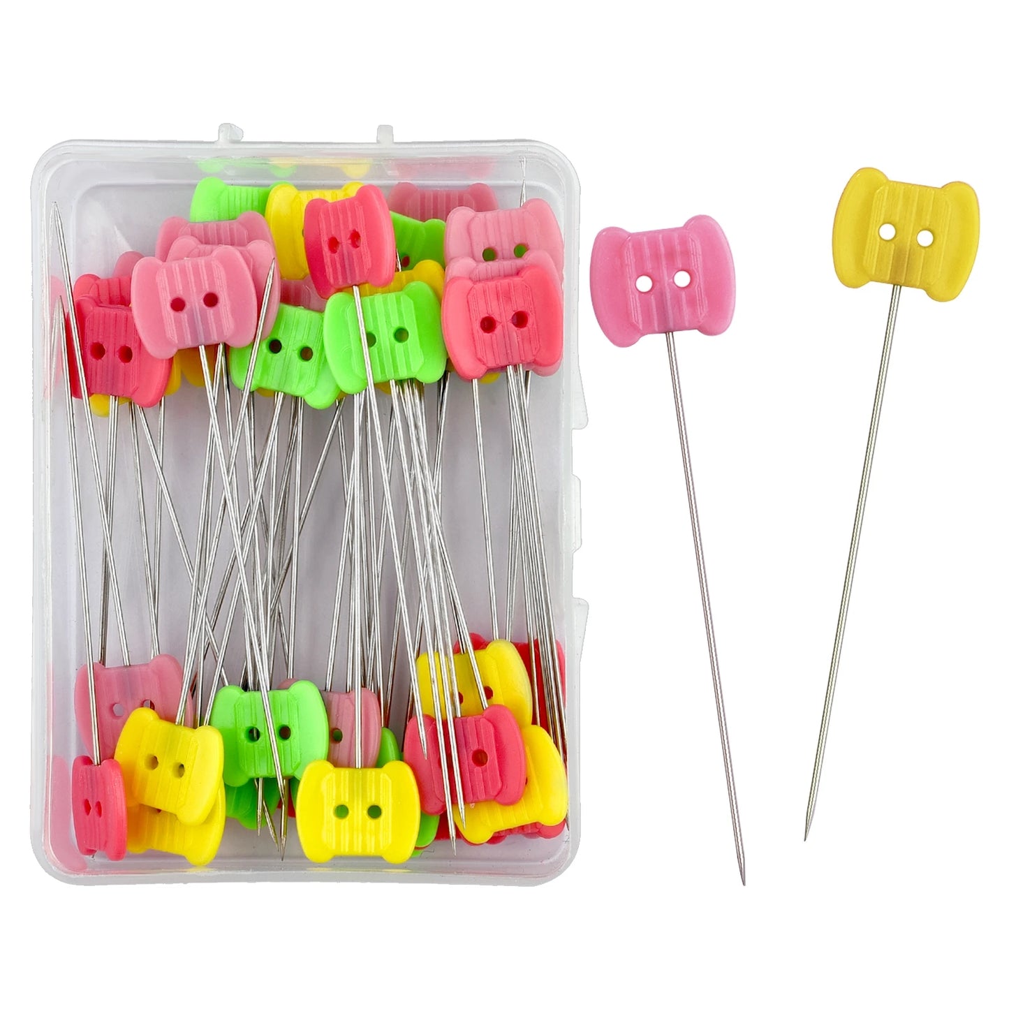 100/50Pcs Patchwork Pins Sewing Embroidery Quilting Tools Needle Fixed Metal Button Pins DIY Sewing Accessories Tools